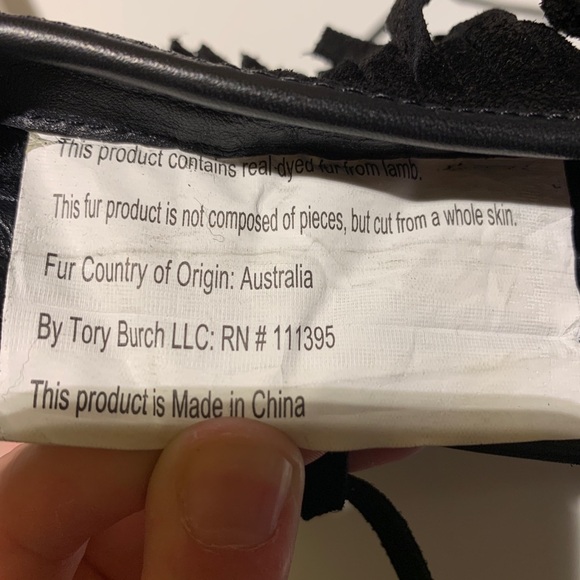 Tory Burch lamb fur lined heeled boots - Picture 5 of 8